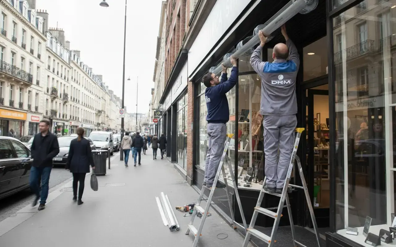 Installation rideau métallique Sète Installation rideau métallique à Sète — DRM Sète